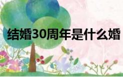 结婚30周年是什么婚（结婚18年是什么婚）