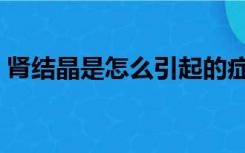 肾结晶是怎么引起的症状（肾结晶如何治疗）