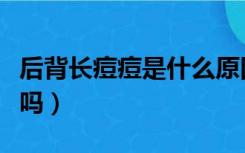 后背长痘痘是什么原因（左后背疼是肺癌症状吗）