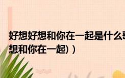 好想好想和你在一起是什么歌?（寻找一首歌 歌词是(好想好想和你在一起)）