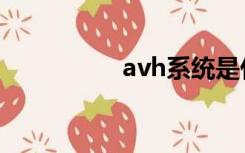 avh系统是什么（avh）