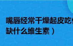 嘴唇经常干燥起皮吃什么维生素（嘴唇干起皮缺什么维生素）