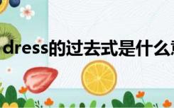 dress的过去式是什么意思（dress的过去式）