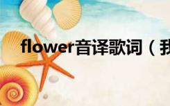 flower音译歌词（我们不要相爱了音译）