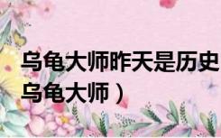 乌龟大师昨天是历史明天是个谜今天是礼物（乌龟大师）