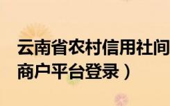 云南省农村信用社间联pos商户登录（旺pos商户平台登录）