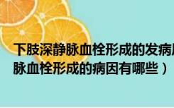 下肢深静脉血栓形成的发病原因及主要治疗方式（下肢深静脉血栓形成的病因有哪些）