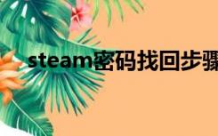 steam密码找回步骤（steam密码找回）