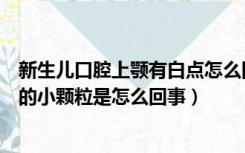 新生儿口腔上颚有白点怎么回事（新生儿口腔上颚长了白色的小颗粒是怎么回事）