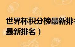 世界杯积分榜最新排名喀麦隆（世界杯积分榜最新排名）