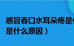 感冒吞口水耳朵疼是什么原因（吞口水耳朵疼是什么原因）