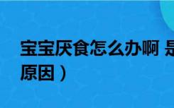 宝宝厌食怎么办啊 是什么原因（宝宝厌食的原因）