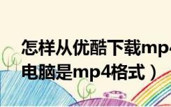 怎样从优酷下载mp4（如何下载优酷视频到电脑是mp4格式）