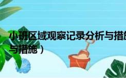 小班区域观察记录分析与措施50篇（小班区域观察记录分析与措施）