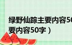 绿野仙踪主要内容50字英文版（绿野仙踪主要内容50字）