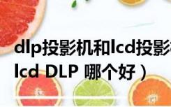 dlp投影机和lcd投影机有什么区别（投影机 3lcd DLP 哪个好）