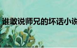 谁敢说师兄的坏话小说（谁敢说师兄的坏话）