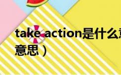 take action是什么意思（action plan什么意思）