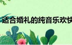 适合婚礼的纯音乐欢快（适合婚礼的纯音乐）