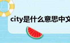 city是什么意思中文（city是什么意思）