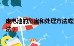 废电池的危害和处理方法成果概述（废电池的危害和处理方法）