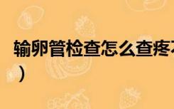 输卵管检查怎么查疼不疼（输卵管检查怎么查）