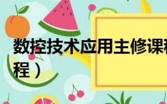 数控技术应用主修课程（应用电子技术主修课程）