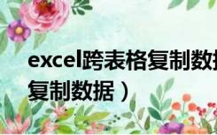 excel跨表格复制数据及公式（excel跨表格复制数据）