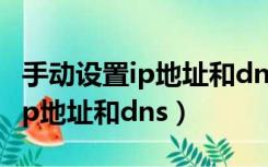 手动设置ip地址和dns应该填什么（手动设置ip地址和dns）