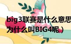 big3联赛是什么意思（中超big4是什么意思 为什么叫BIG4呢）