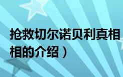 抢救切尔诺贝利真相（关于抢救切尔诺贝利真相的介绍）