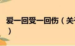 爱一回受一回伤（关于爱一回受一回伤的介绍）