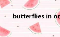 butterflies in one's stomach造句