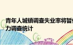 青年人城镇调查失业率将暂停发布，将进一步健全优化劳动力调查统计