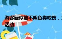 游客疑似被不明鱼类咬伤，北海侨港镇：暂停浴场一切涉水活动