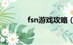 fsn游戏攻略（fsn游戏下载）