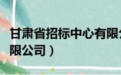 甘肃省招标中心有限公司（甘肃省招标中心有限公司）