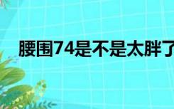 腰围74是不是太胖了（腰围74是二尺几）