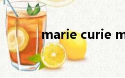 marie curie mini biography