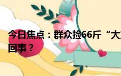 今日焦点：群众捡66斤“大宝贝”交给派出所，具体是怎么回事？