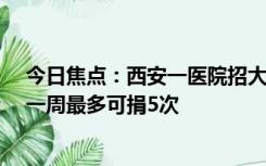 今日焦点：西安一医院招大学生捐粪：一次最高奖300元，一周最多可捐5次