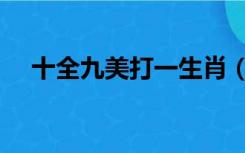 十全九美打一生肖（十全十美打一生肖）