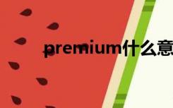 premium什么意思（premiums）