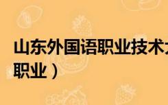 山东外国语职业技术大学招生办（山东外国语职业）