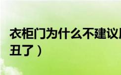 衣柜门为什么不建议用高光（生态板做衣柜太丑了）