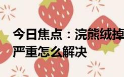 今日焦点：浣熊绒掉毛厉害吗?浣熊毛衣掉毛严重怎么解决