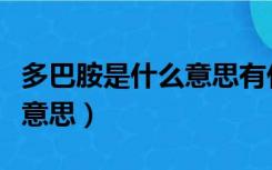 多巴胺是什么意思有什么作用（多巴胺是什么意思）