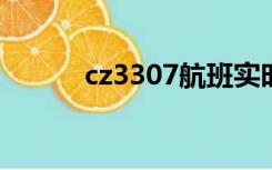 cz3307航班实时动态（cz330）