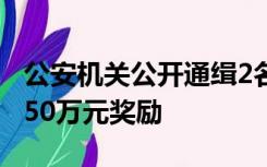 公安机关公开通缉2名电诈头目，给予10万至50万元奖励