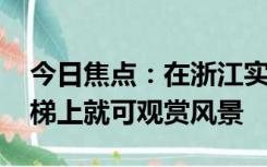 今日焦点：在浙江实现无痛爬山 游客自动扶梯上就可观赏风景